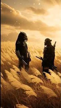 PREDATOR vs SAMURAI Fight #predator #ghostoftsushima