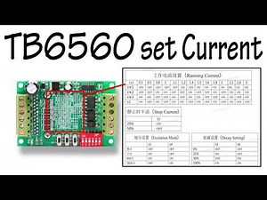TB6560 stepper motor driver set Current