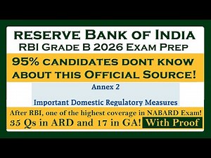 Best source to read about regulatory development and NABARD coverage!