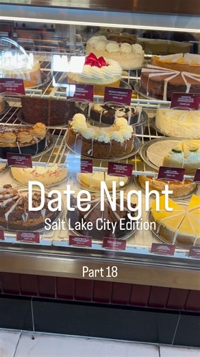 Date Night Salt Lake Edition Part 18 Date night at The Cheesecake Factory @cheesecakefactory hits differently with the warm lighting, that over-the-top grand entry, and a menu that somehow has everything you’re craving. They have amazing —crispy appetizers, rich pastas, tasty salads and of course the cheesecake you pretend you won’t finish but always do. Sometimes luxury is simply slipping into a booth, ordering way too much, and letting the world slow down for a minute. 📍6223 S State Street 📍