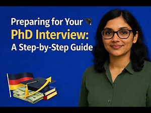 🎯 Ace Your PhD Interview 7 Steps to Impress Any Panel
