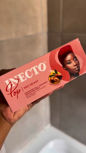 23 reactions | Red velvet era activated ❤️‍ If you see me glowing… just know it’s the hair dye talking  I said “new hair, new main character energy” and @inectosa understood the assignment! TRY and BUY Inecto Pop Colours at major retailers now. #ExpressYourselfWithColour #MyInectoColour #gifted | Masechaba Kganyapa | Facebook