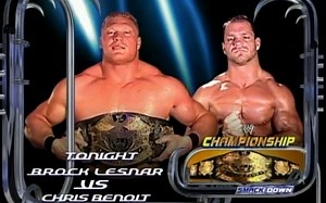 【4.25★】Brock Lesnar vs. Chris Benoit – SmackDown #225 2003.12.4；WWE冠军赛