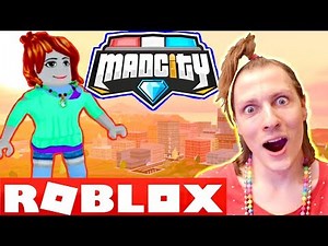 ROBLOX MADCITY : JE ME TRANSFORME EN SUPER HÉROS CONTRE DES VILAINS ! Gaming Nadège Candle