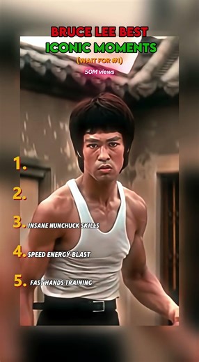 Bruce Lee Greatest Iconic Moments 🤯 | Kung Fu Master #shorts