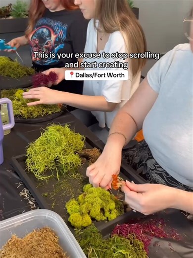 Dallas peeps - This is your sign to stop scrolling and make something with your hands 🌿 Design your own moss wall art using dried moss, florals, and greenery. 📅 Feb 7 multiple dates📍 Craft and Growler You’ll arrange, glue, and customize your piece from start to finish, then take it home to display—or gift to someone special. A cozy, creative plan perfect for couples, besties, or solo creative time in DFW. No experience needed, all materials provided, and the result is home decor that feels pe
