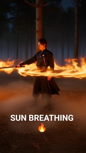 Tanjiro Sun Breathing Unleashed 🔥 Demon Slayer Live Action