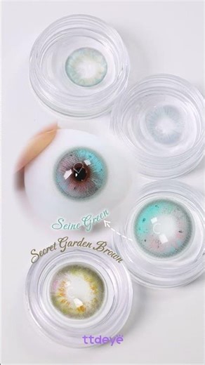 Dreamy colors, natural blending. Natural colored contact lenses for your unique looks✨