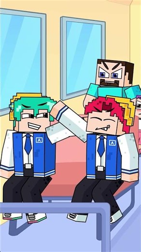 Rumi was ignored on the bus… Abby took the priority seat #minecraft #animation #shorts