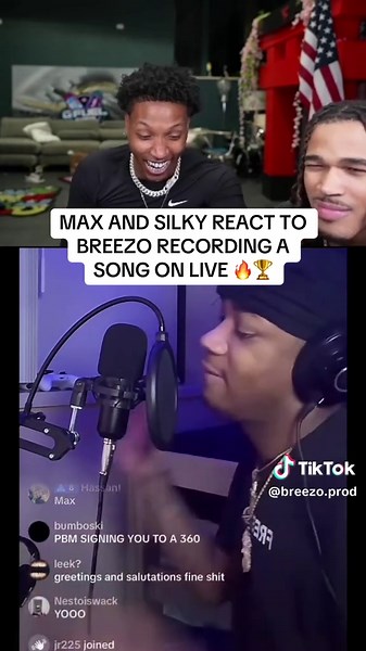 MAX and SILKY React to Breezo's Live Song Recording