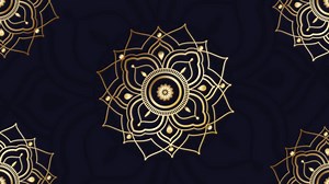 Motion Graphic of Screensaver with mandala design | Free Stock Video Footage