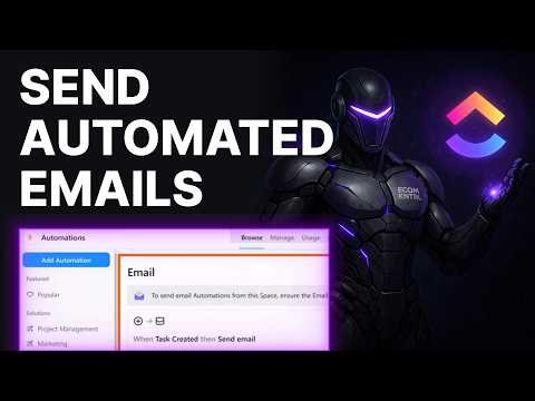 How To Send Automated Emails With ClickUp (2026) | Automations Setup