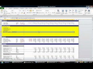 A 60 Minute Recipe for creating a Simple Project Finance Model - Part 4