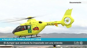 Muere un trabajador en un accidente con el dumper que conducía en Luque