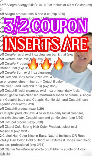 We have 2 coupon inserts coming 3/2/25, a Smartsource & Save inserts! Some 🔥🔥 coupons are on the way! Need to order inserts? Comment “COUPONS” below and I’ll dm you links to join the fairy’s telegram groups! #neverpayfullprice #couponbreakdowns #extremecouponing #digitalcouponing #couponing101 #coupon101 #cvscouponing #cvshaul #cvsbreakdown #cvscoupons #couponcommunity #couponaddict #coupondeals #couponingcommunity | Stephanie Williams