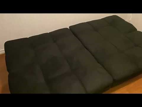 Mainstay' Memory Foam Convertble Futon Review, See how it looks! Simple to setup! Very comfortable