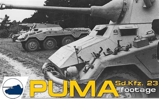 【二战】Sd.Kfz. 234/2“美洲狮” 侦察车- Sd.Kfz. 234/3火力支援车 - Sd.Kfz. 234/4自行反坦克炮