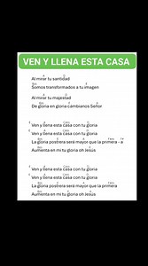 VEN Y LLENA ESTA CASA #AlabanzasCristianas #alabanza #guitar #guitarracristiana #dios #adoradoees #acordes | Adoremos Juntos