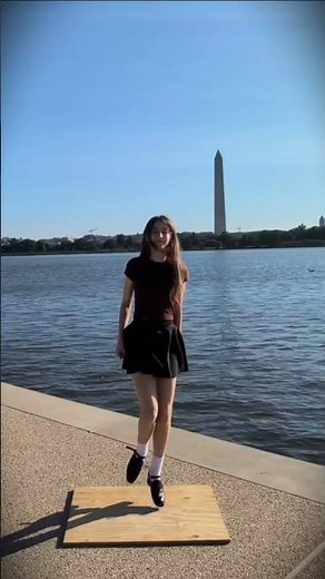 ☘️ She Turned the Washington Monument Into Her Stage ☘️ #Irishdance