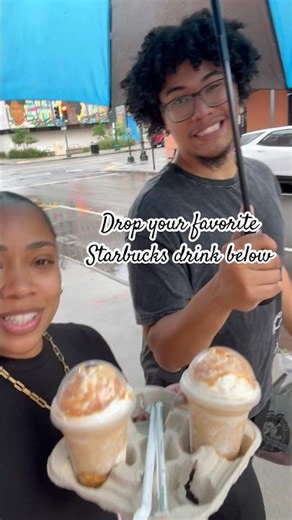 What’s y’all’s favorite Starbucks coffee?! ￼ we love the caramel frappe #starbuckscoffee ￼