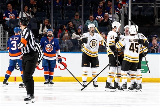 Bruins wrap road trip with 3-1 win over Islanders