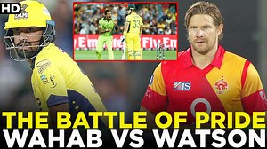 Wahab Riaz vs Shane Watson | The Battle of Pride | HBL PSL 2017 | MB2A #WahabRiaz | #ShaneWatson | #SportsCentral | Sports Central