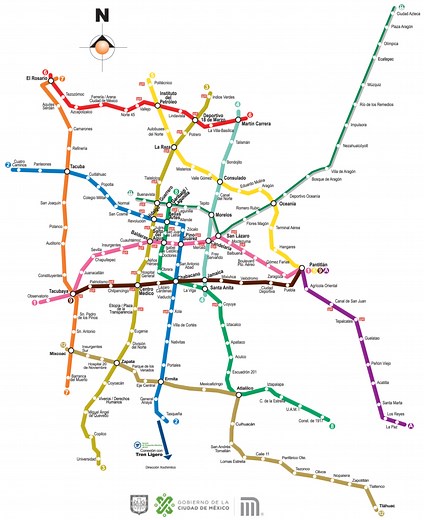 Descarga el mapa del metro CDMX y disfruta viajar en sus líneas.