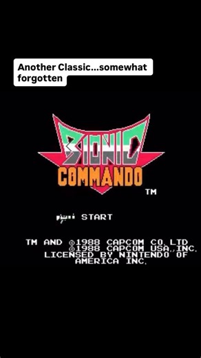 BounceBackReview on Instagram: "Bionic Commando! Another classic. The final boss in this game is wild! LOL IYKYK. #bioniccommando #nintendo #retrovideogames #80svideogames #nes"