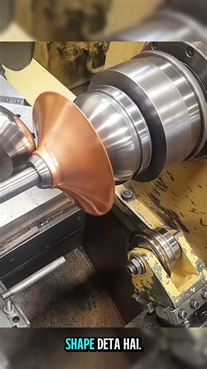 Copper Turns Mirror Shiny 😱 | Metal Spinning #facts