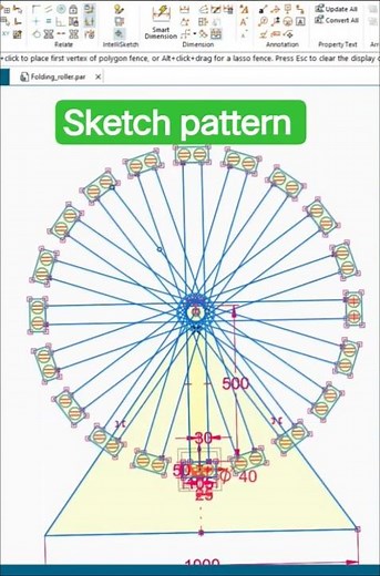 How to use circular Pattern in solid Edge #trending #design