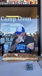 120K views · 1.4K reactions | Today I’m @camp.ovenbakery tackling their giant Bahn mi challenge!If I can get this down in 15 minutes I will be successful !!Tag a friend who you want to go to camp oven bakery with!!#bahnmi #jimmyjudgeeats #asmr #eatingchallenge #foodchallenge #eating #food#yummy | Jimmy Judge | Facebook