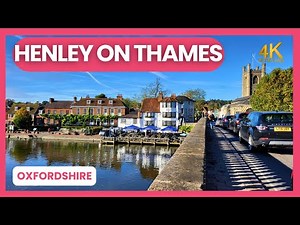 4K Walk in Henley on Thames - Best Places to Live in Oxfordshire Ep3