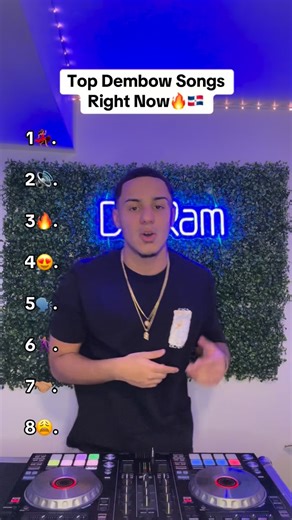 RAM on Instagram: "Top Dembow Songs Right Now🔥🇩🇴Been Gone For A Lil While Have To Give Ya The Hottest Dembow🔥Comment Down Your Favorite From The List🙌🏽And If Any Songs Are Missing From This List❤️🇩🇴#dembow#elalfa#donaty#foryou#dj#nyc#explore#reels"