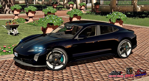 PORSCHE TAYCAN TURBO S ELECTRIC V1.1 - FS19 mod - FS19.net