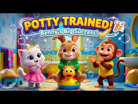 Potty Training Song More Toddler Songs 🚽 Toilet Training Routine | Coco, Lulu & Benny Nursery Rhymes