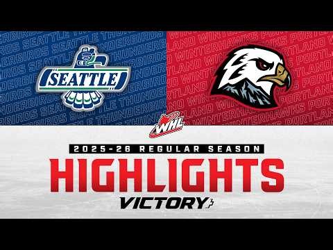 Seattle Thunderbirds at Portland Winterhawks 03/21 | WHL Highlights 2025-26