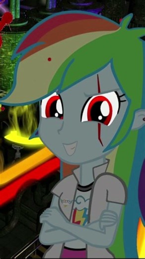 Evil rainbow dash