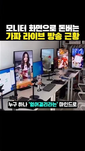Update on fake live broadcasts making money ‘via monitor screen’? OMG..