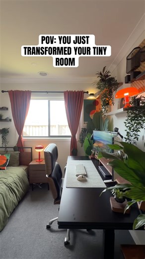 POV: My Tiny Room Glow Up Was Insane #beforeandafter #roommakeover #cozyroom