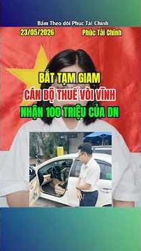 Cán bộ thuế liên tục vòi vĩnh, nhận 100 triệu của doanh nghiệp trong ô tô
