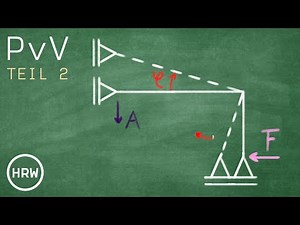Übungsaufgaben // Prinzip der virtuellen Verrückungen