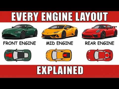 Every Supercar Engine Layout Explained — Front, Mid, Rear