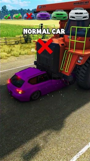 SMALL & BIG CAR VS BIG TRUCK