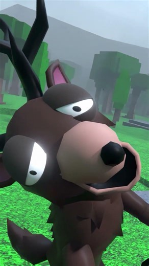 67 deer vs 69 ram 😂 #99nightintheforest #roblox #animation