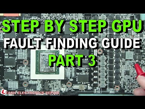 PART 3 - Graphics Card Step By Step Fault Finding Guide - How To Repair GPU Faulty / Not Found