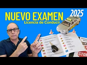 Nuevo Examen Teórico de Conducir en Español 2025.Preguntas Actuales.