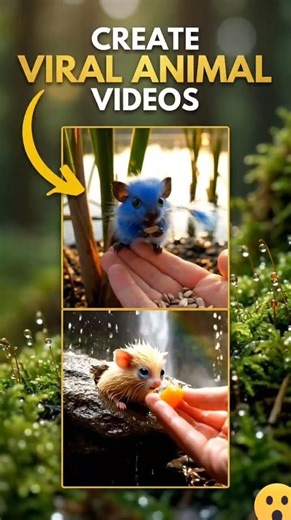 Create Viral AI Animal Videos FREE 🐾 | AI Video Generator Tutorial #shorts