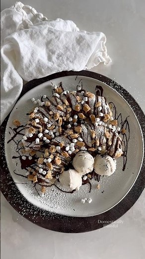 S'mores Puff Pastry Banana Split