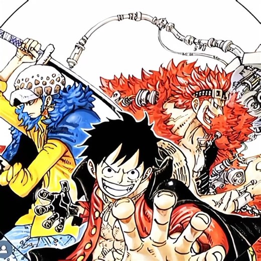 Luffy x Kid x Law🔥