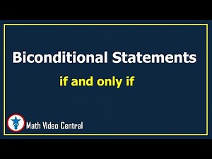 Biconditional Statements | Geometry